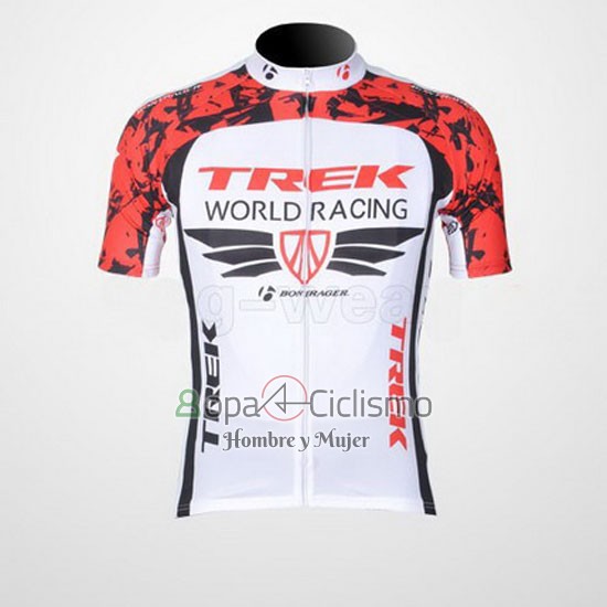 Trek Ropa Ciclismo Culotte Corto 2011 Mangas Cortas Rojo y Blanco